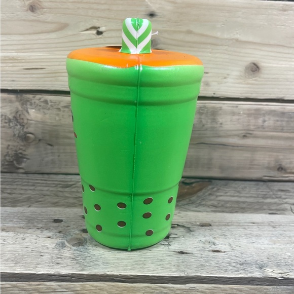 2x Ja-Ru Squeesh Yum Boba Tea Green Stress Toy Bubble Drink Fidget Squishy Foam - Picture 3 of 7